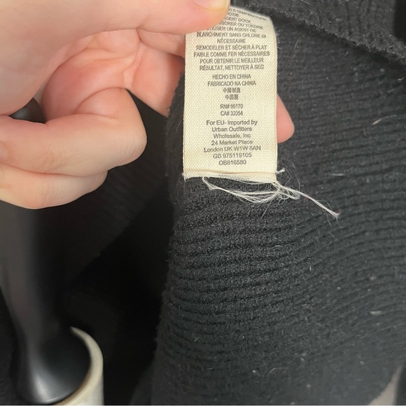 Free People Softly Structured Knit Tunic Black - Picture 7 of 7